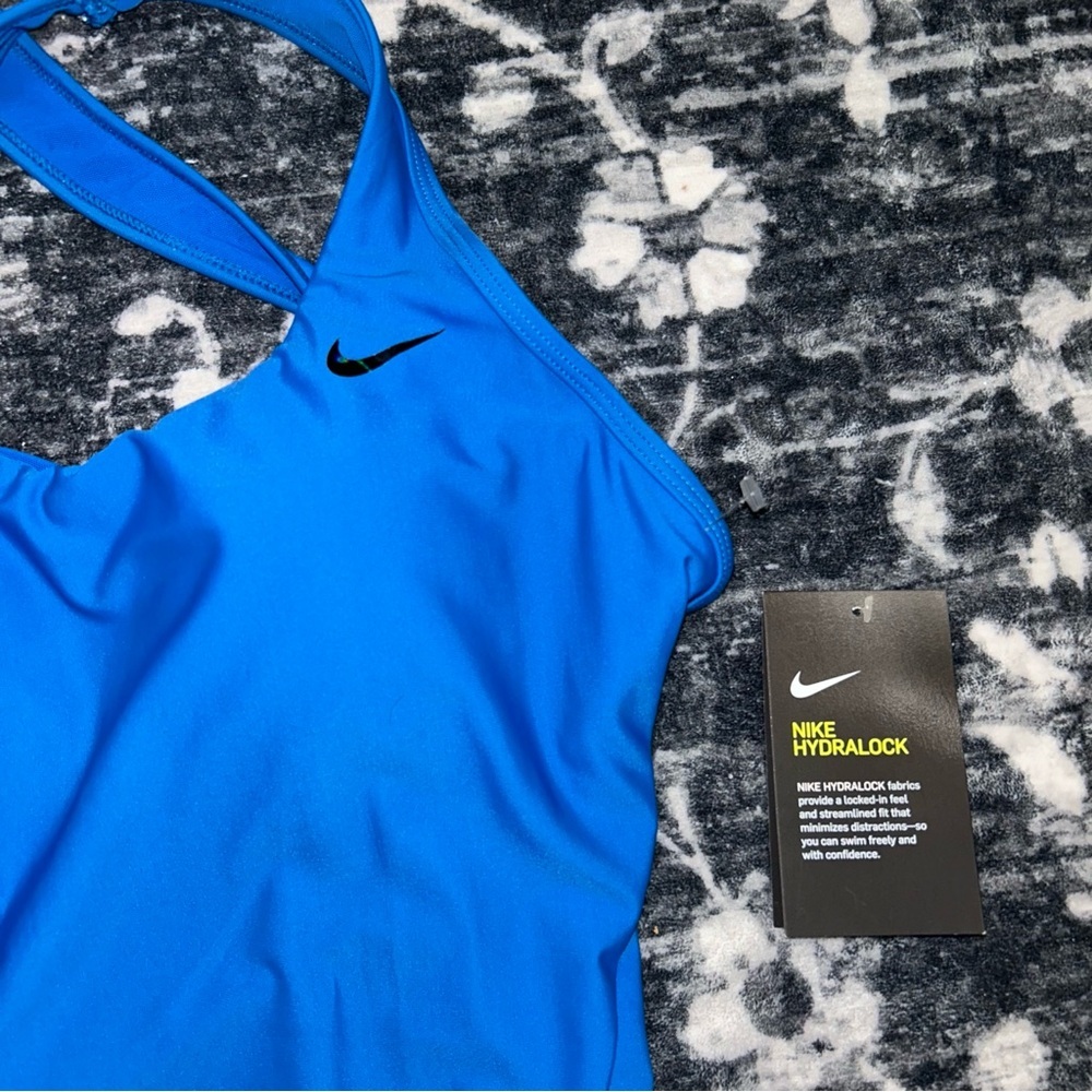Nike Hydralock Blue Swimsuit - Picture 3 of 4